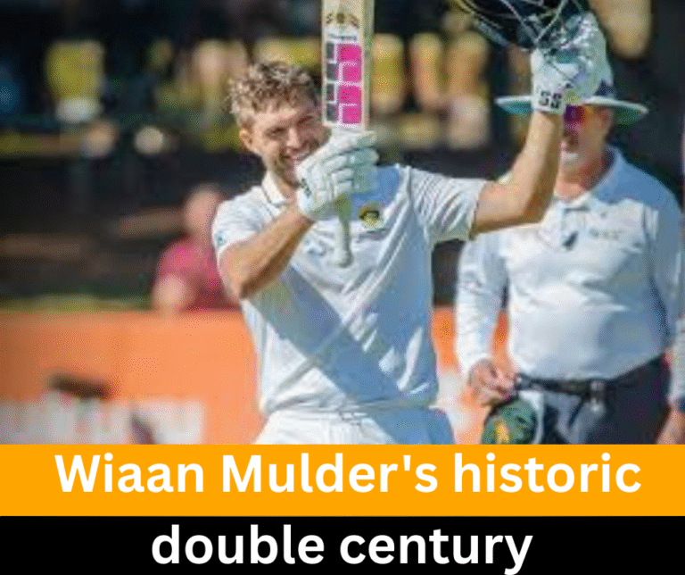 Wiaan Mulder's historic double century