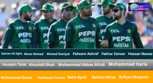 Pakistan finalized squad for T20 series against Bangladesh